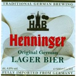 Henninger Original German Lager