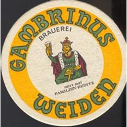 Gambrinus-Weiden Weizen-Hefe dunkel