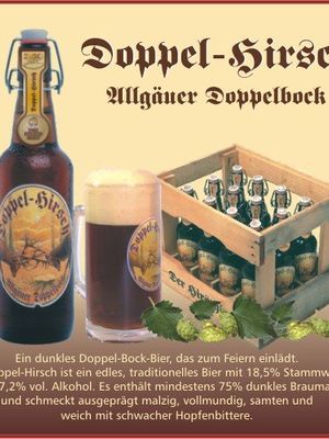 Der Hirschbräu Doppel Hirsch Der Hirschbräu Doppel Hirsch
