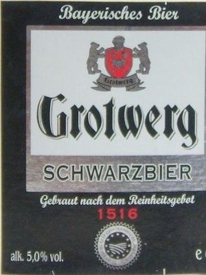 Grotwerg Schwarzbier Grotwerg Schwarzbier