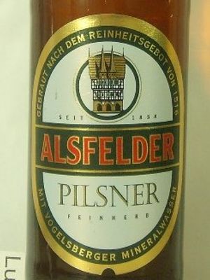 Alsfelder pilsner Alsfelder pilsner