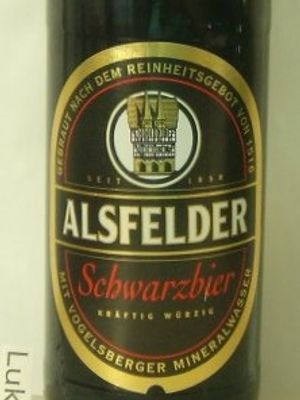Alsfelder Schwarzbier Alsfelder Schwarzbier