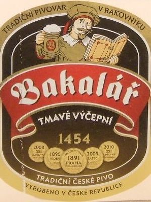 Bakalar Tmavy Vycepni Bakalar Tmavy Vycepni