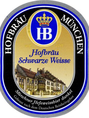 Hofbrau Schwarze Weisse Hofbrau Schwarze Weisse