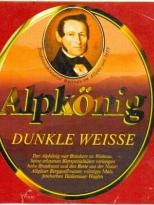 Alpkonig Dunkle Weisse Alpkonig Dunkle Weisse