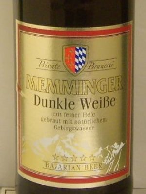 Memminger Dunkle Weisse Memminger Dunkle Weisse