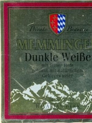 Memminger Dunkle Weisse Memminger Dunkle Weisse
