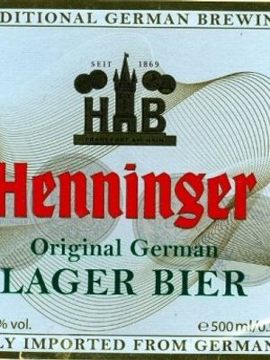 Henninger Original German Lager Henninger Original German Lager