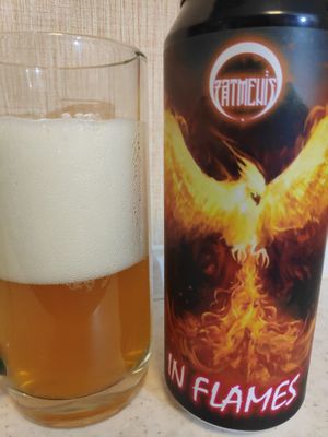 Milkshake IPA In Flames Zatmenie Brewery Milkshake IPA In Flames Zatmenie Brewery