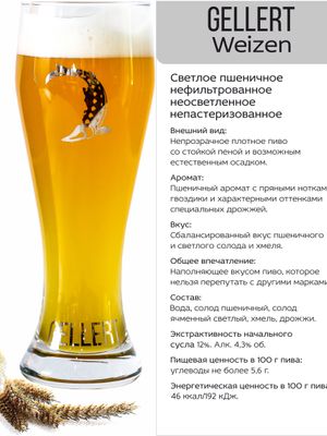 Gellert Weizen пшеничное пиво Gellert Weizen пшеничное пиво