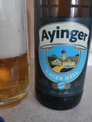 Lager Hell Ayinger (Айингер Лагер Хелль) бутылка Lager Hell Ayinger (Айингер Лагер Хелль) бутылка